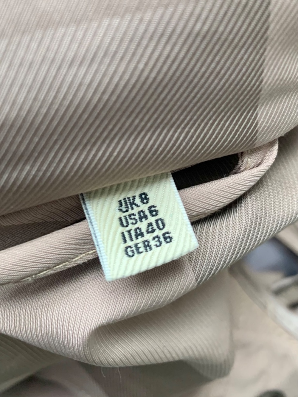 Burberry Brit Trench Coast Size 6 - Picture 5 of 12